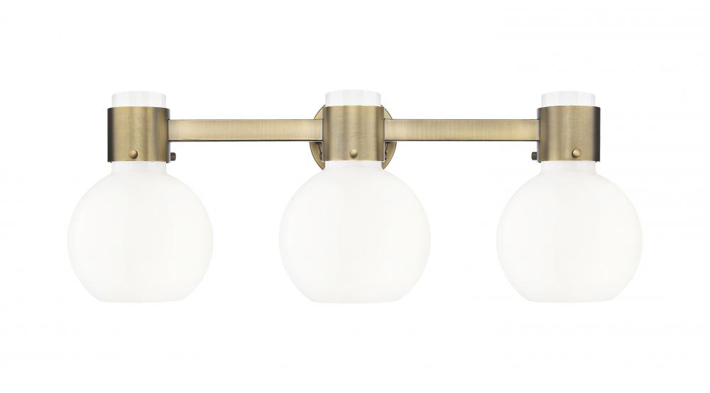 Lawton Sphere - 3 Light - 27 inch - Brushed Brass - Bath Vanity Light