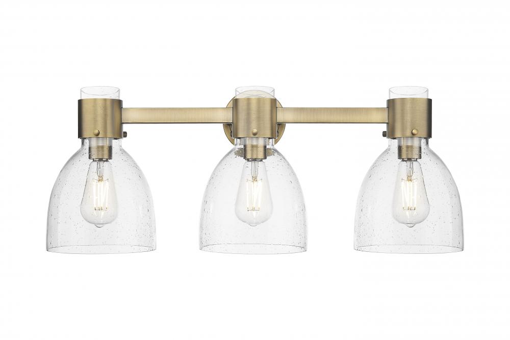 Lawton Bell - 3 Light - 27 inch - Brushed Brass - Bath Vanity Light