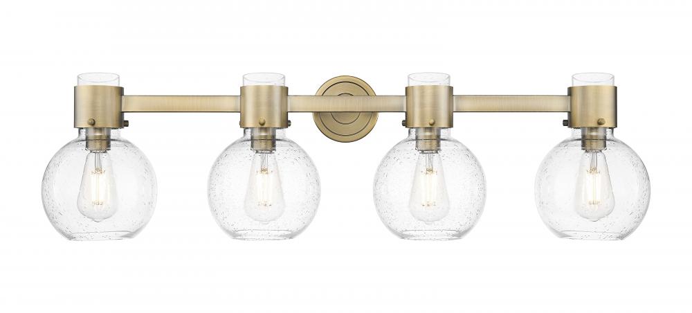 Lawton Sphere - 4 Light - 27 inch - Brushed Brass - Bath Vanity Light