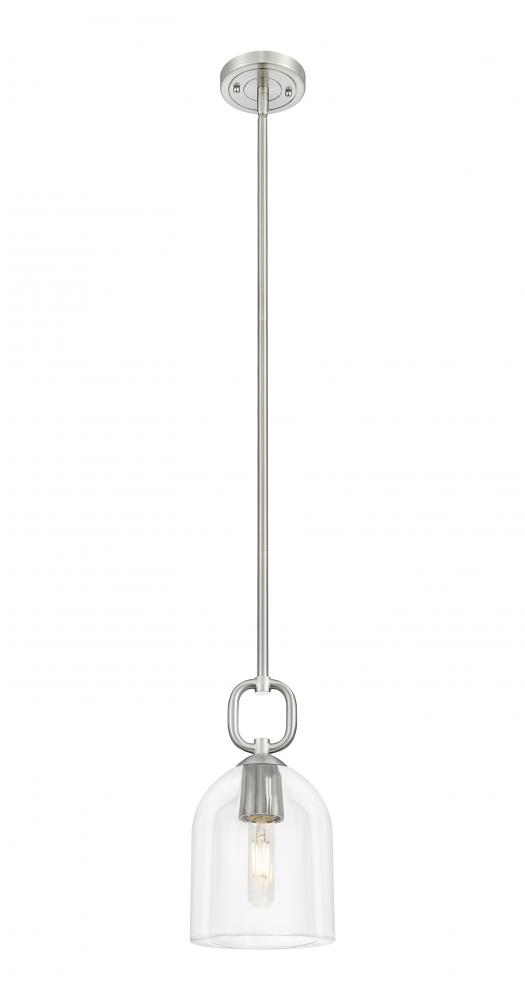 Hudson - 1 Light - 6 inch - Satin Nickel - Mini Pendant