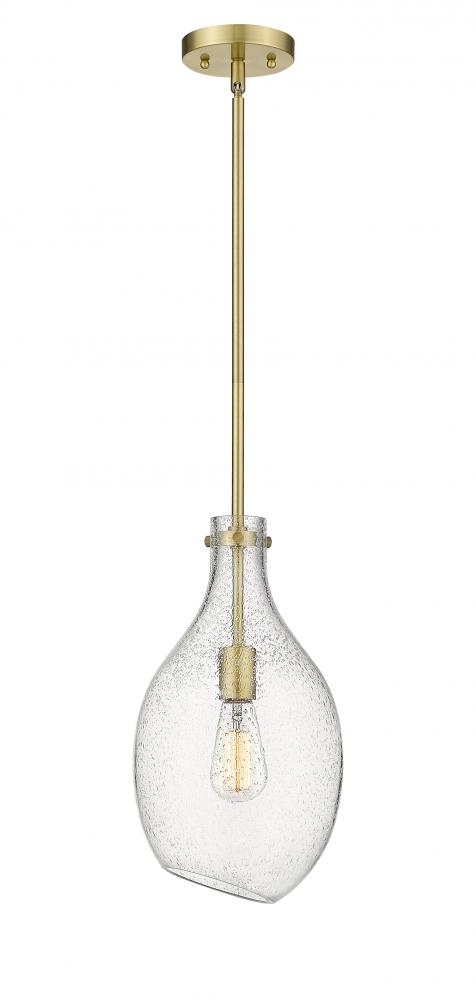 Norwalk - 1 Light - 9 inch - Satin Gold - Stem hung - Mini Pendant