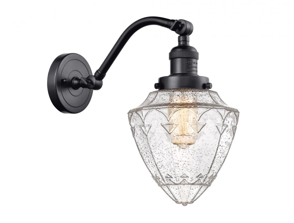 Bullet - 1 Light - 7 inch - Matte Black - Adjustable Sconce