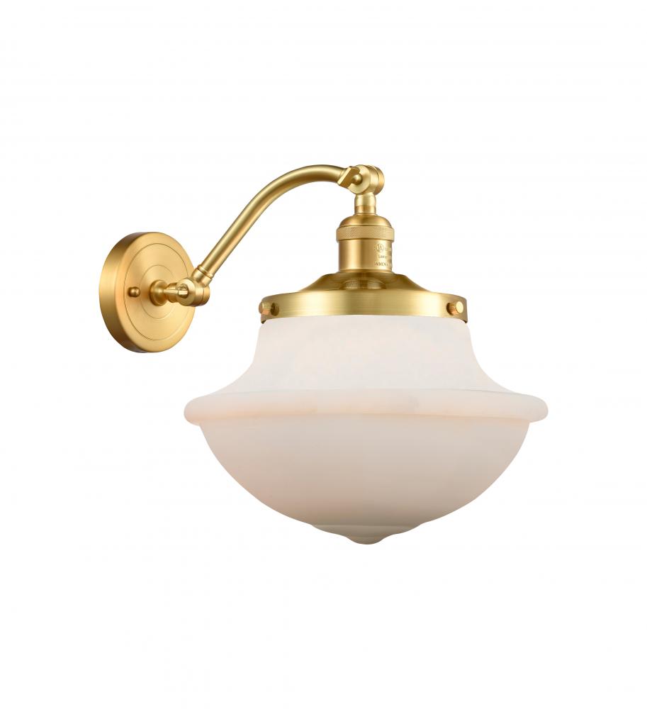 Oxford - 1 Light - 8 inch - Satin Gold - Adjustable Sconce