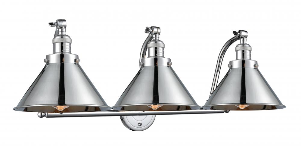 Briarcliff - 3 Light - 28 inch - Oil Rubbed Bronze - Adjustable Bath Vanity Light