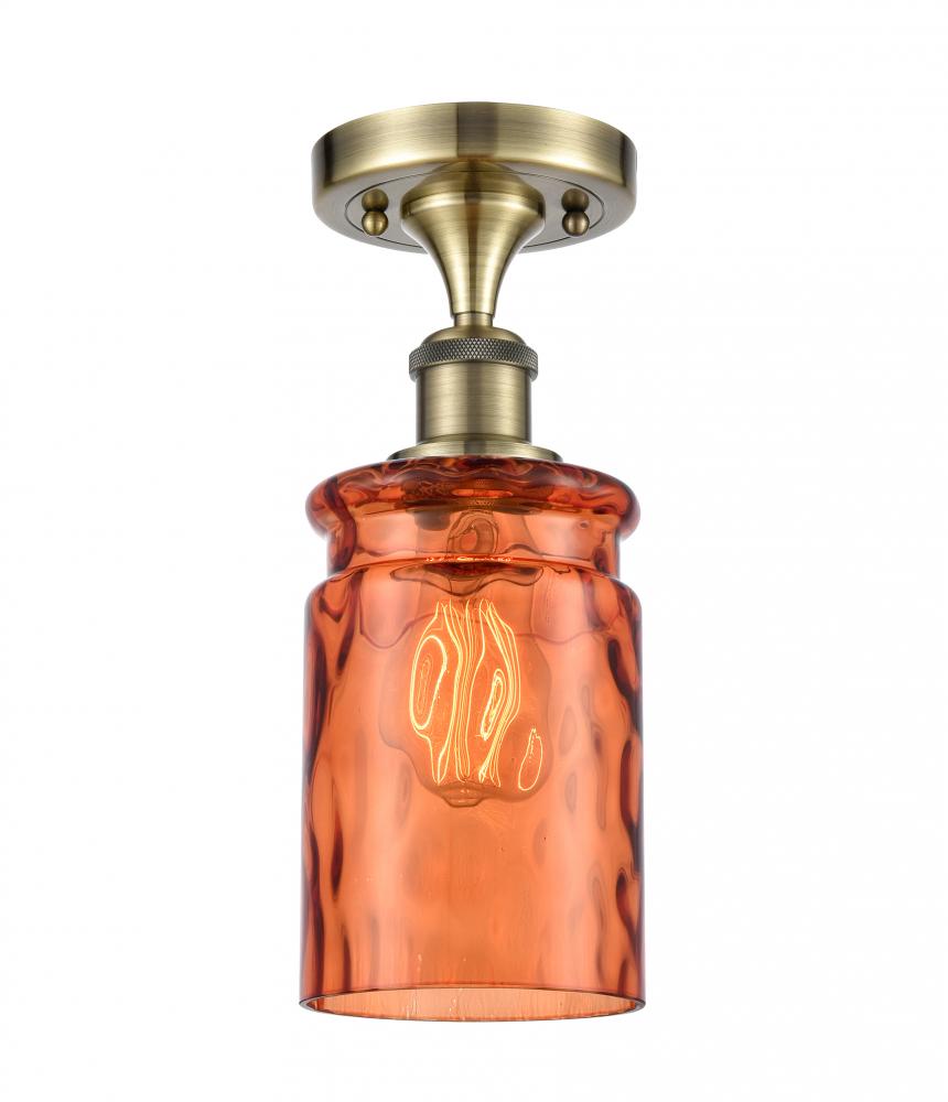 Candor 1 Light Semi-Flush Mount