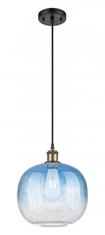 Brookhaven Sphere - 1 Light - 11 inch - Black Antique Brass - Cord hung - Mini Pendant