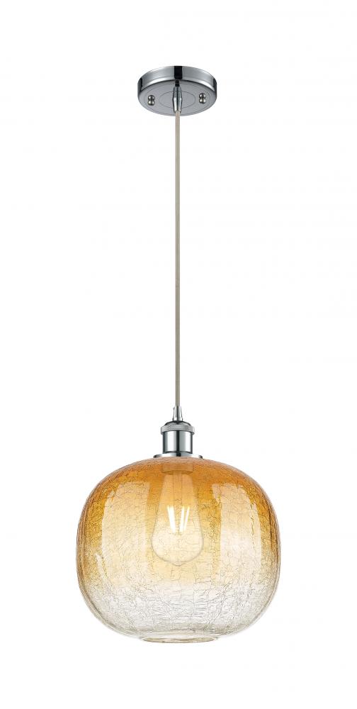 Brookhaven Sphere - 1 Light - 11 inch - Polished Chrome - Cord hung - Mini Pendant