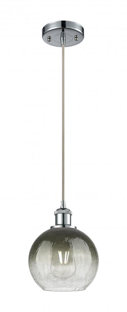 Brookhaven Globe - 1 Light - 8 inch - Polished Chrome - Cord hung - Mini Pendant