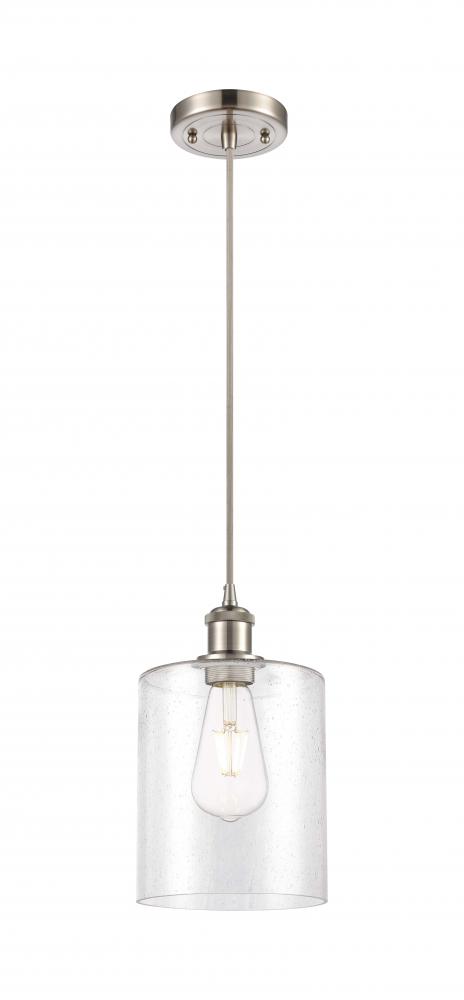 Paladin - 1 Light - 7 inch - Brushed Satin Nickel - Cord hung - Mini Pendant