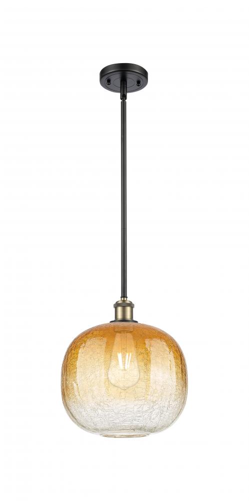 Brookhaven Sphere - 1 Light - 11 inch - Black Antique Brass - Stem hung - Mini Pendant