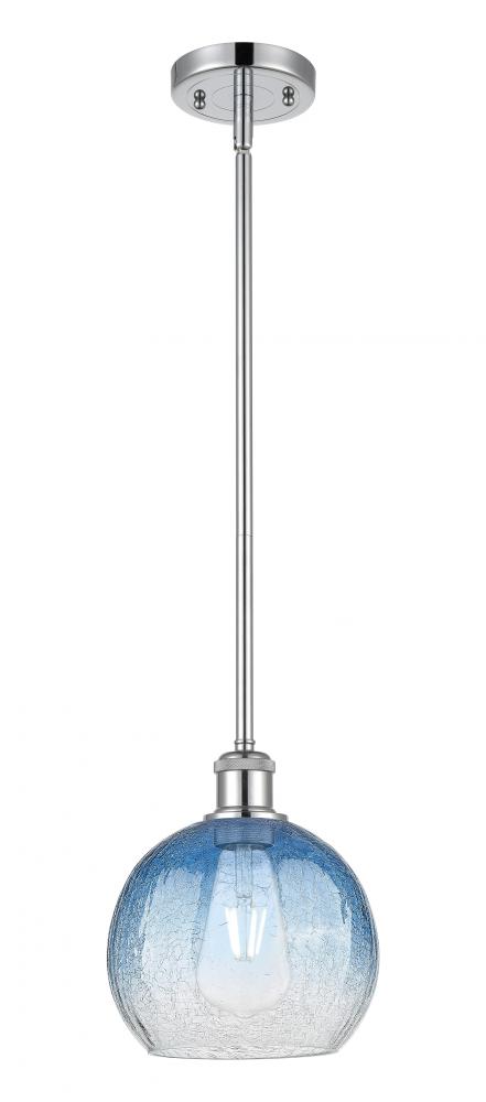 Brookhaven Globe - 1 Light - 8 inch - Polished Chrome - Stem hung - Mini Pendant