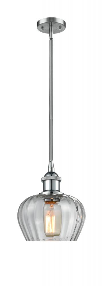 Fenton - 1 Light - 7 inch - Polished Chrome - Mini Pendant