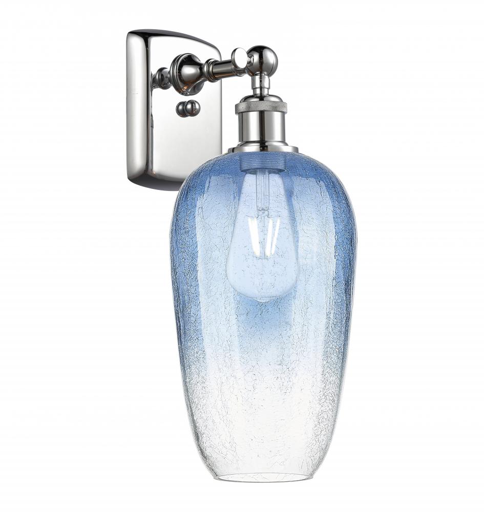 Brookhaven Flute - 1 Light - 7 inch - Polished Chrome - Sconce