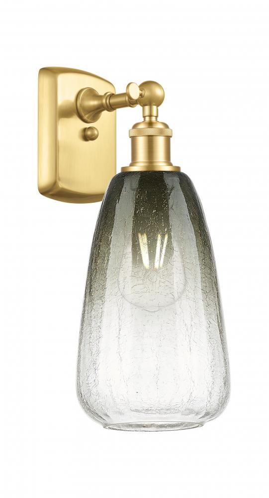 Brookhaven Almond - 1 Light - 6 inch - Satin Gold - Sconce