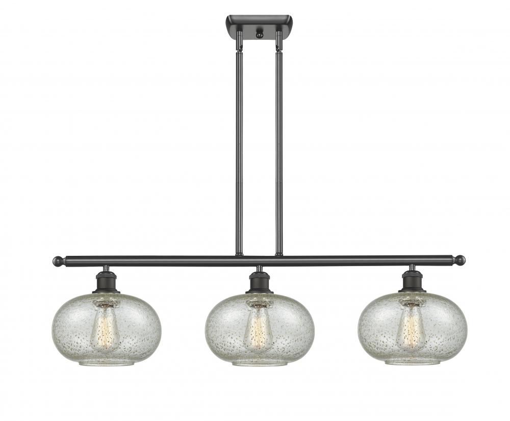 Gorham - 3 Light - 36 inch - Oil Rubbed Bronze - Stem hung - Island Light