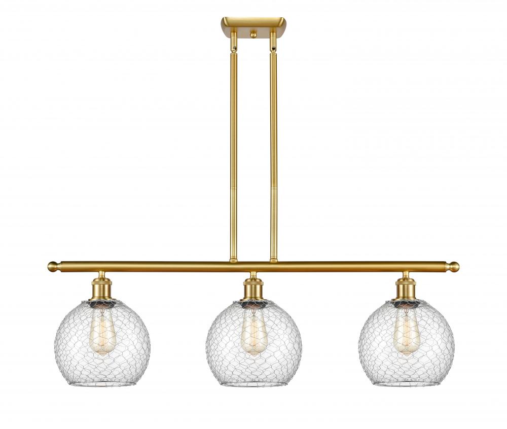 Farmhouse Chicken Wire 3 Light Island Light