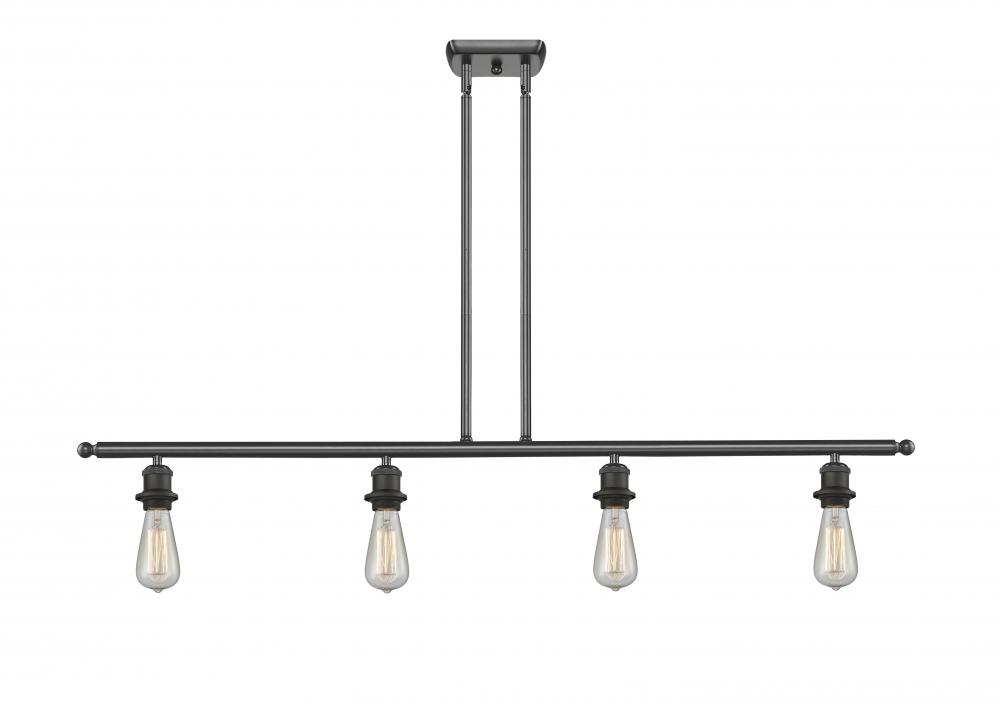 Bare Bulb - 4 Light - 48 inch - Oil Rubbed Bronze - Stem hung - Island Light
