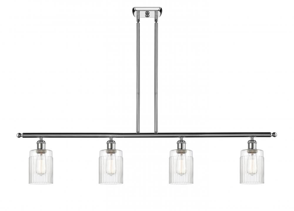 Hadley - 4 Light - 48 inch - Polished Chrome - Stem hung - Island Light