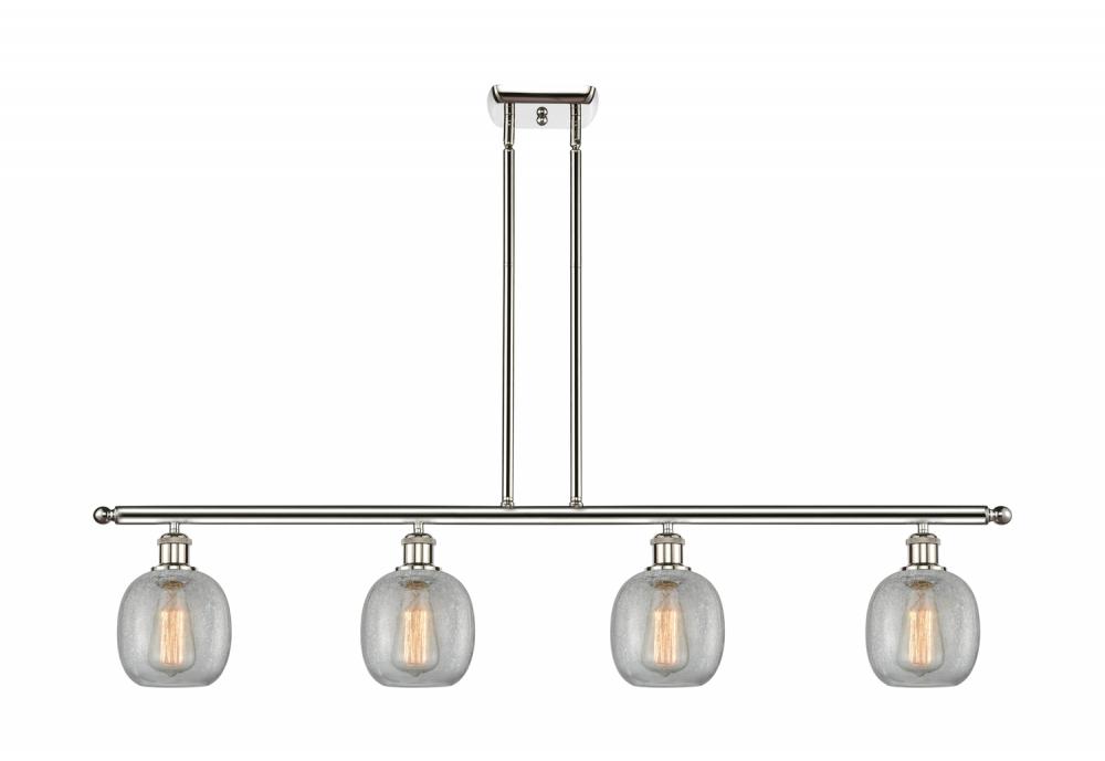 Belfast - 4 Light - 48 inch - Polished Nickel - Stem hung - Island Light