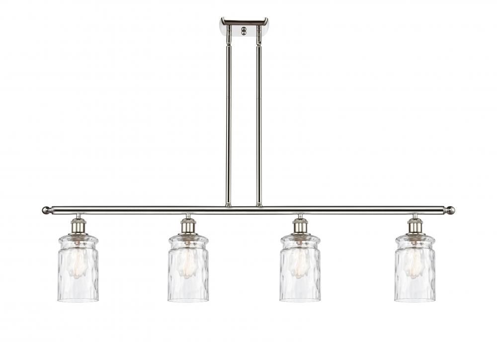 Candor - 4 Light - 48 inch - Polished Nickel - Stem hung - Island Light