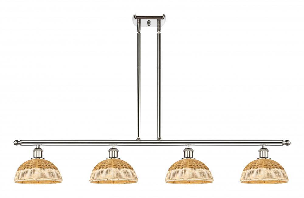 Bristol Natural II - 4 Light - 48 inch - Polished Nickel - Stem Hung - Island Light