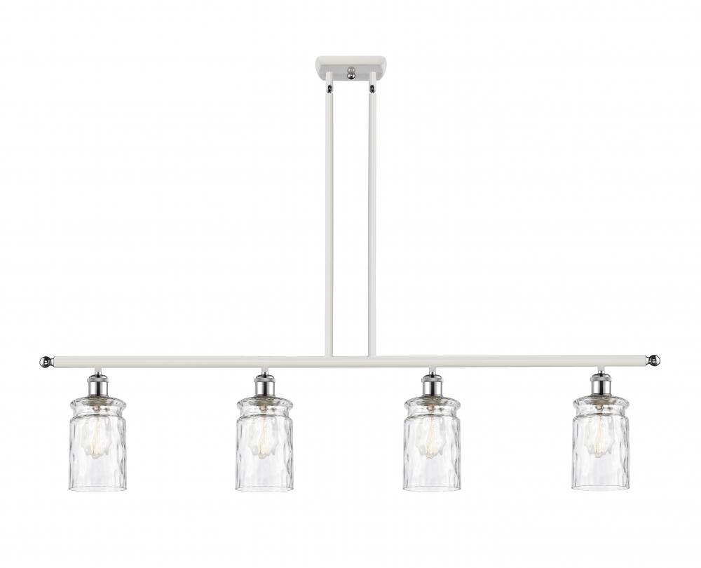 Candor - 4 Light - 48 inch - White Polished Chrome - Stem hung - Island Light