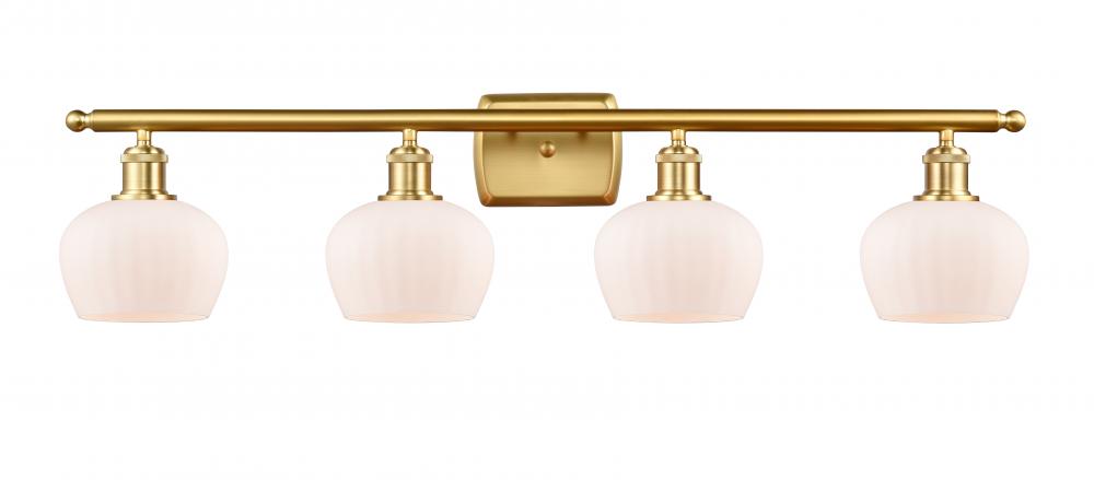 Fenton - 4 Light - 37 inch - Satin Gold - Bath Vanity Light