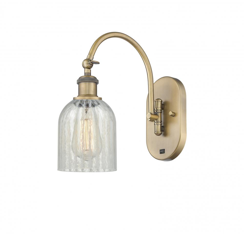 Caledonia - 1 Light - 5 inch - Brushed Brass - Adjustable Swing Arm