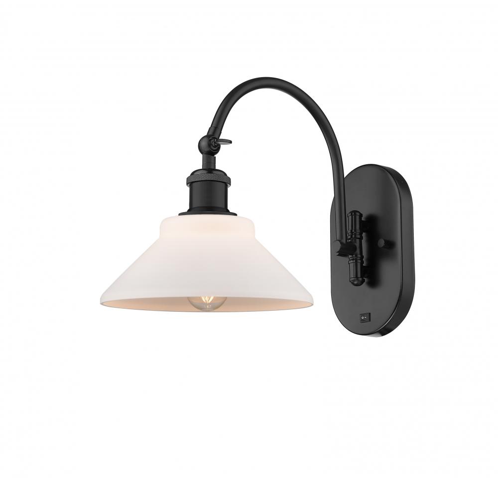 Orwell - 1 Light - 8 inch - Matte Black - Adjustable Swing Arm