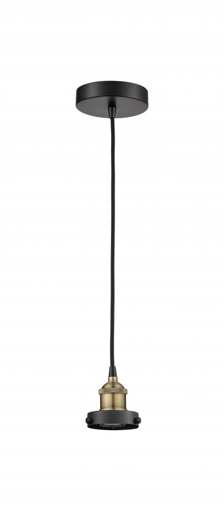 Edison - 1 Light - 3 inch - Black Antique Brass - Mini Pendant