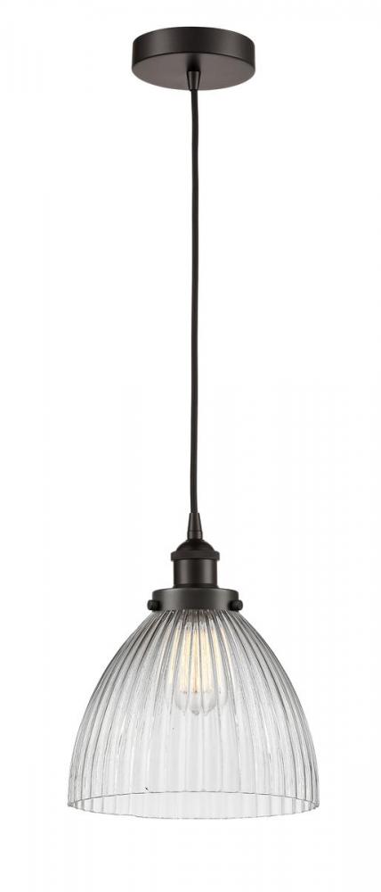 Seneca Falls - 1 Light - 10 inch - Oil Rubbed Bronze - Cord hung - Mini Pendant