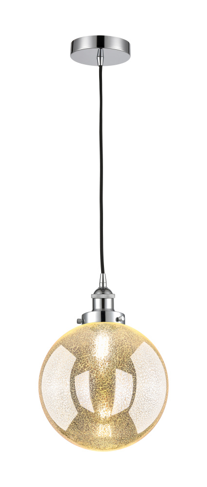 Beacon - 1 Light - 10 inch - Polished Chrome - Cord hung - Mini Pendant