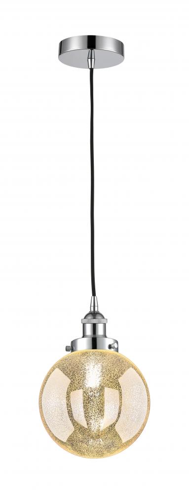 Beacon - 1 Light - 8 inch - Polished Chrome - Cord hung - Mini Pendant