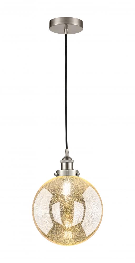 Beacon - 1 Light - 10 inch - Brushed Satin Nickel - Cord hung - Mini Pendant
