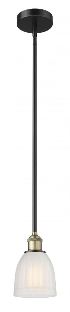 Brookfield - 1 Light - 6 inch - Black Antique Brass - Stem hung - Mini Pendant