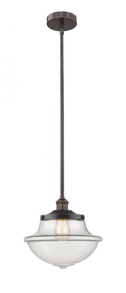 Oxford - 1 Light - 12 inch - Oil Rubbed Bronze - Stem hung - Mini Pendant