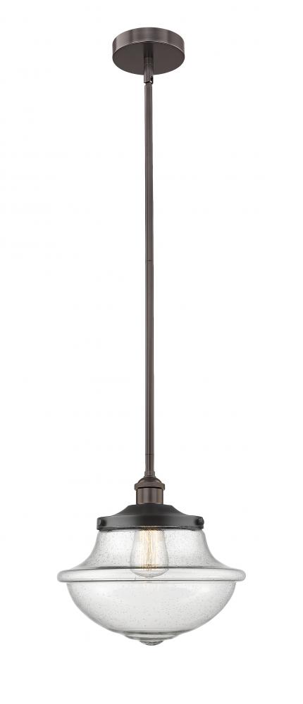 Oxford - 1 Light - 12 inch - Oil Rubbed Bronze - Stem hung - Mini Pendant