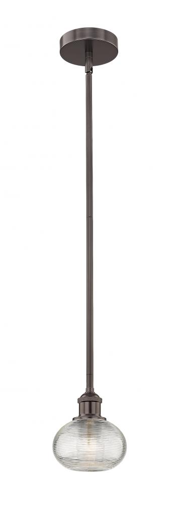 Ithaca - 1 Light - 6 inch - Oil Rubbed Bronze - Stem hung - Mini Pendant