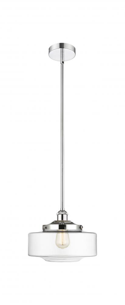 Bridgeton - 1 Light - 12 inch - Polished Chrome - Stem Hung - Mini Pendant