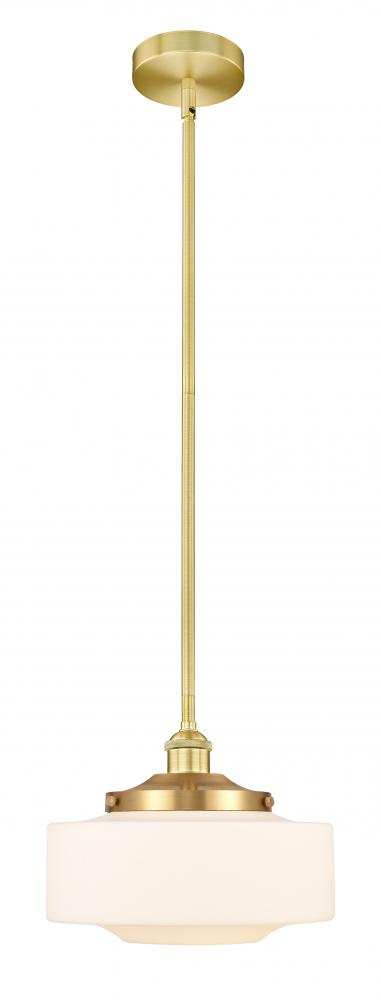 Bridgeton - 1 Light - 12 inch - Satin Gold - Stem Hung - Mini Pendant