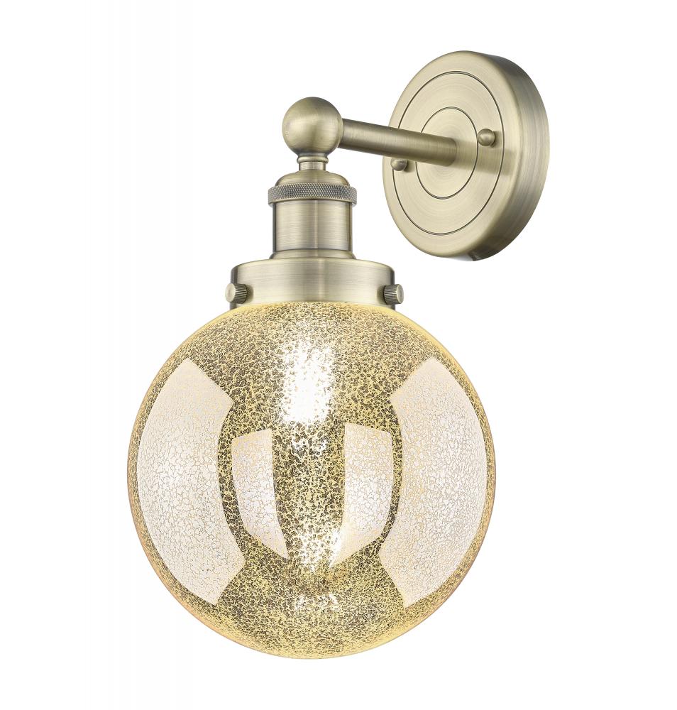 Beacon - 1 Light - 8 inch - Antique Brass - Sconce