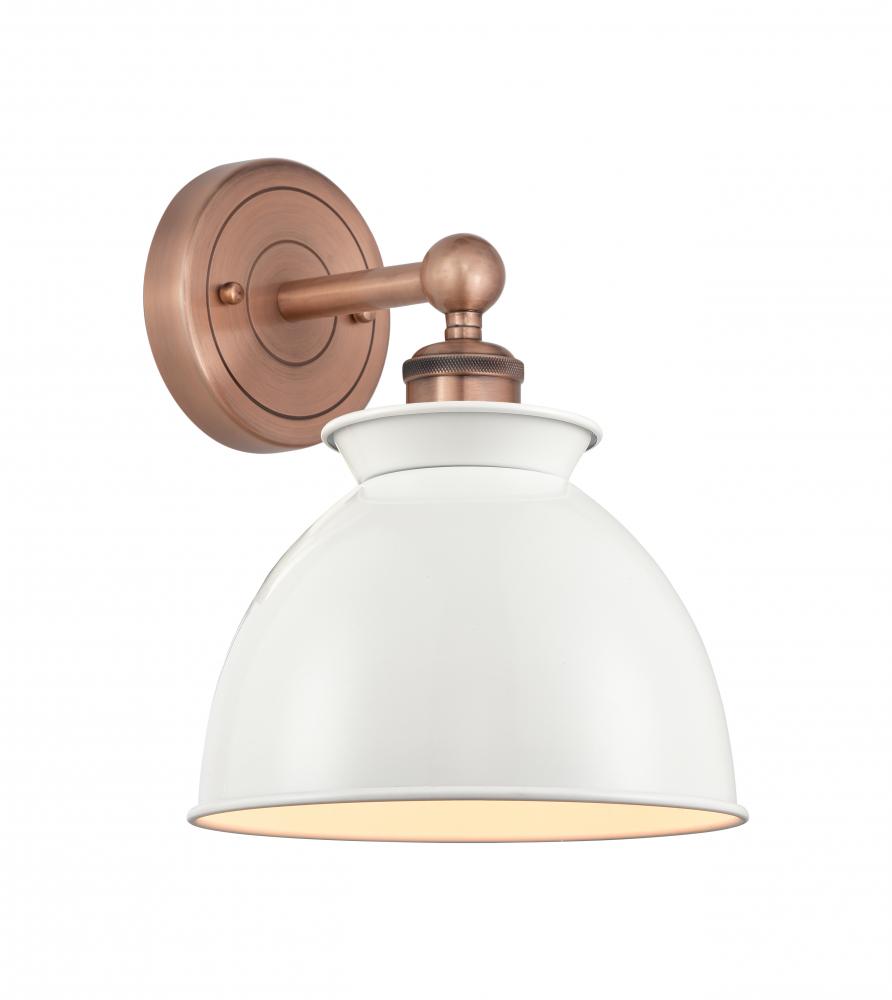 Adirondack - 1 Light - 8 inch - Antique Copper - Sconce