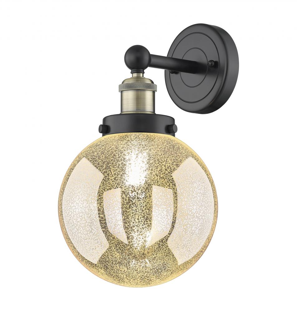 Beacon - 1 Light - 8 inch - Black Antique Brass - Sconce