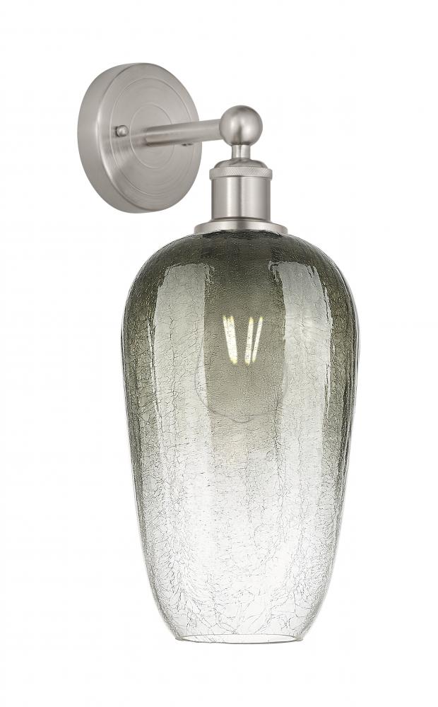 Brookhaven Flute - 1 Light - 7 inch - Brushed Satin Nickel - Sconce