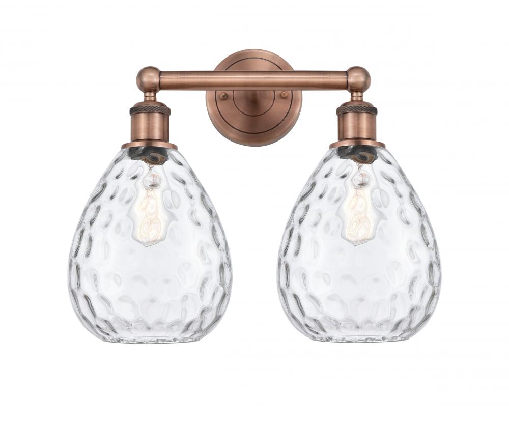 Waverly - 2 Light - 17 inch - Antique Copper - Bath Vanity Light