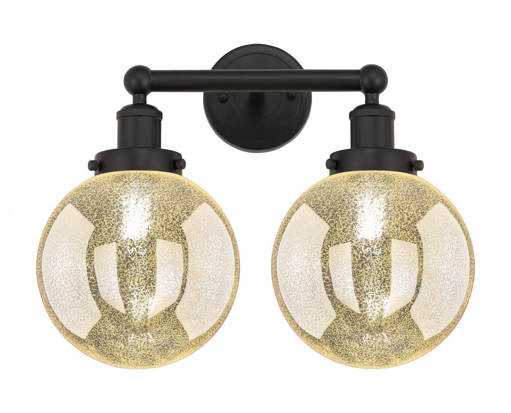 Beacon - 2 Light - 17 inch - Oil Rubbed Bronze - Bath Vanity Light