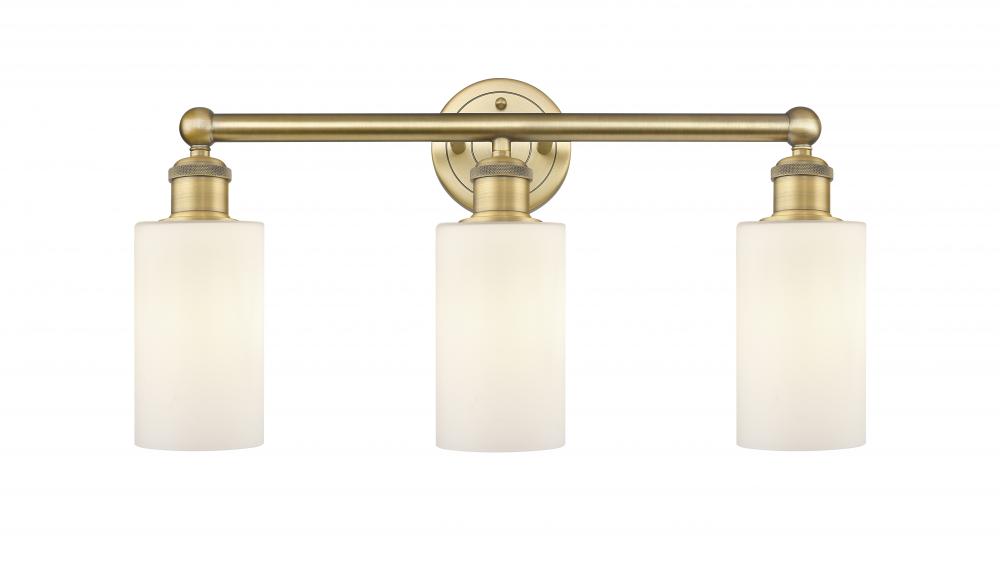 Clymer - 3 Light - 22 inch - Brushed Brass - Bath Vanity Light