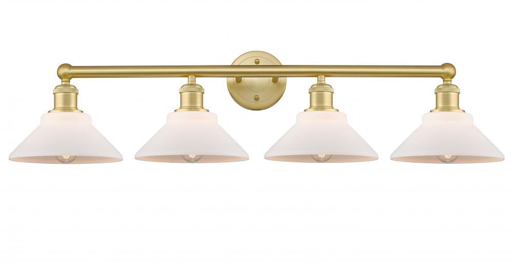 Orwell - 4 Light - 35 inch - Satin Gold - Bath Vanity Light