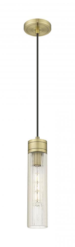 Boreas - 1 Light - 3 inch - Antique Brass - Cord Hung - Mini Pendant