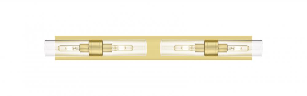 Boreas - 4 Light - 39 inch - Satin Gold - Bath Vanity Light